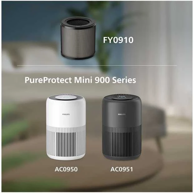 Drėkintuvas „Philips PureProtect Mini 900“ serijos HEPA „NanoProtect“ filtras FY0910/30