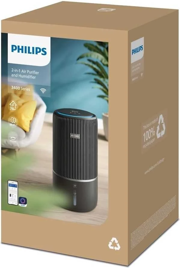 Philips PureProtect Vanduo 3400 AC3421/13 juoda