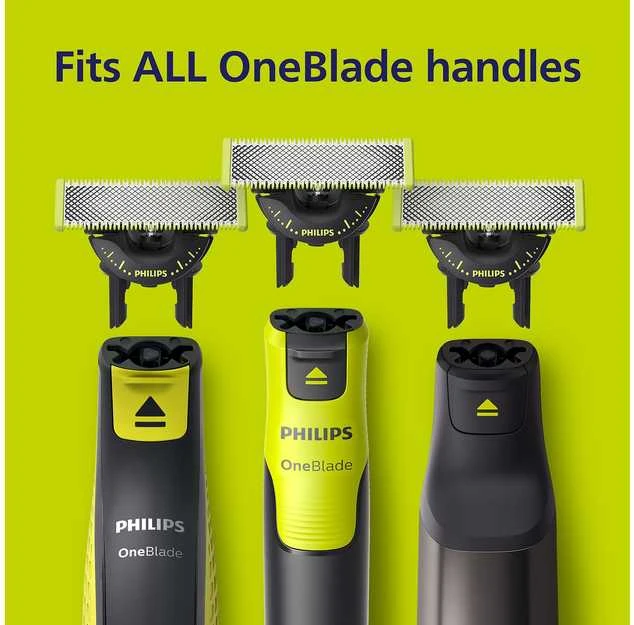 Philips | OneBlade Replacement blade | QP410/50 | Juodas/Žalias