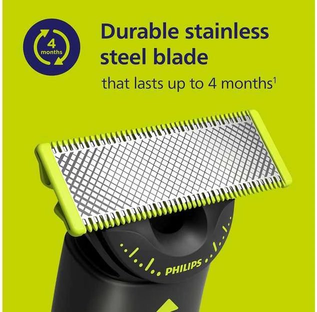 Philips | OneBlade Replacement blade | QP410/50 | Juodas/Žalias