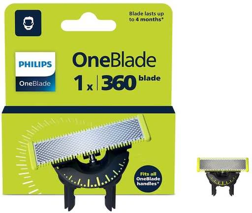 Philips | OneBlade Replacement blade | QP410/50 | Juodas/Žalias
