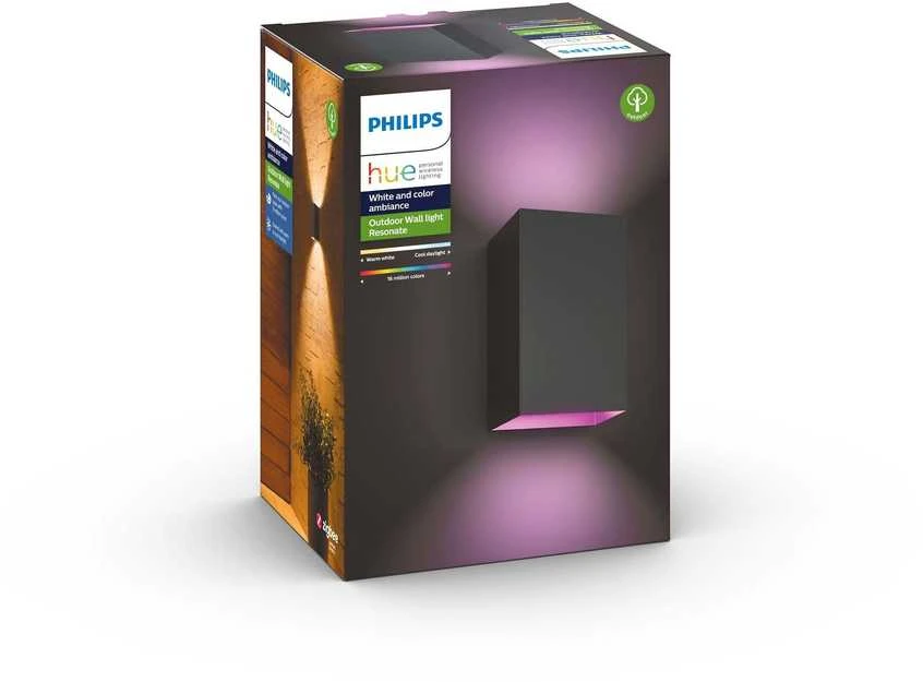 Philips Hue Sieninis lauko šviestuvas Resonate (Baltas ir spalvotas)