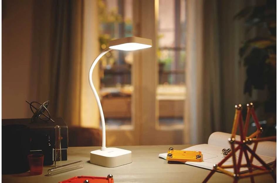 Stalinė lempa Philips Functional Rock stalo šviestuvas, Baltas, Plastikas, Miegamasis, Funkcinis, IP20, Nekeičiama lemputė(-s)