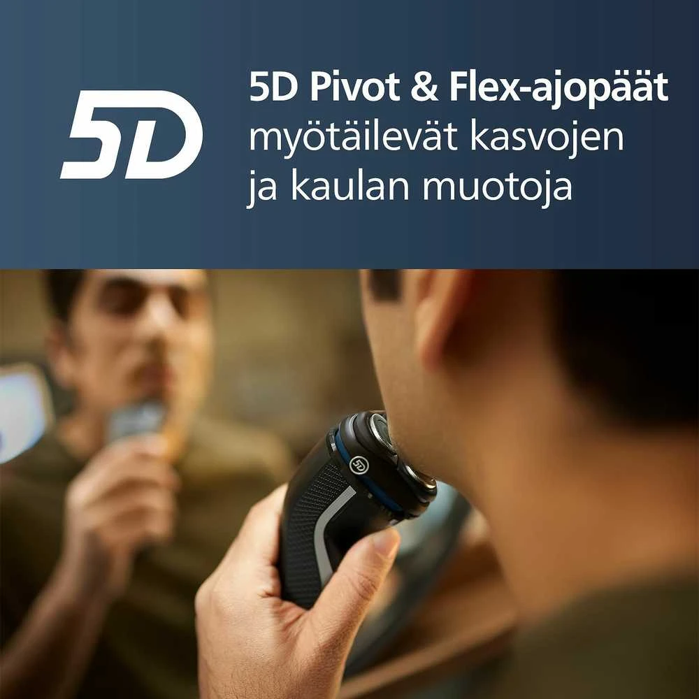Drėgnojo ir sausojo skutimo elektrinė barzdaskutė Philips Shaver 3000 Series S3143/00