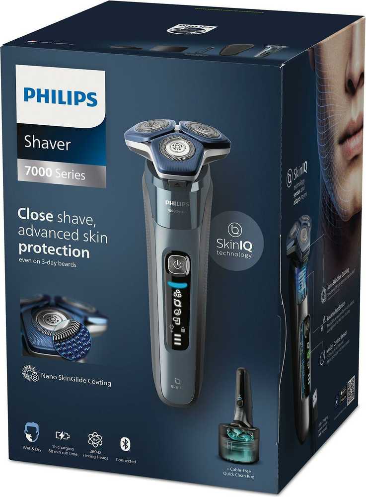 Philips Series 7000 Drėgnojo ir sausojo skutimo elektrinė barzdaskutė S7882/55