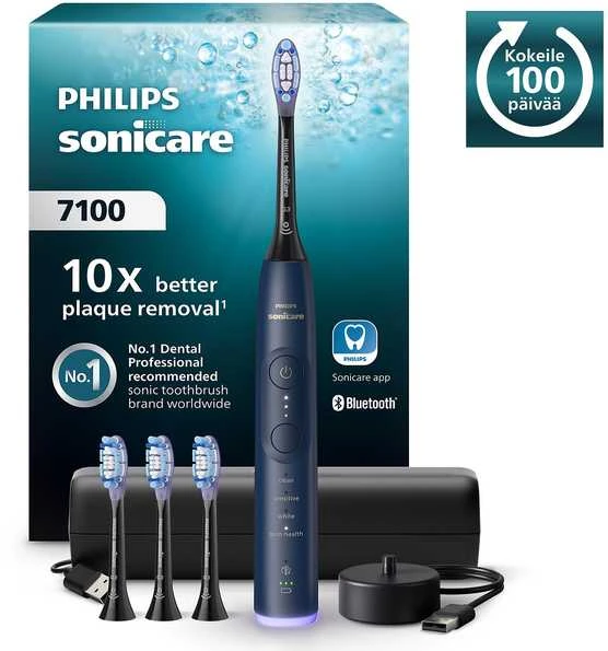 Philips Sonicare 7100 elektrinis šepetėlis su priedų komplektu