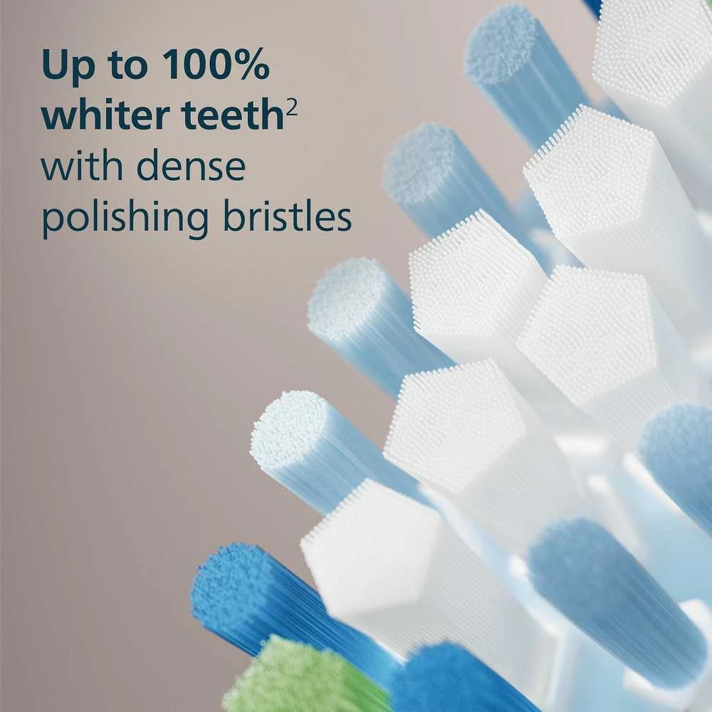 4 dalių šepetėlių galvučių pakuotė Philips Sonicare Premium Plaque Defence, HX9044/87