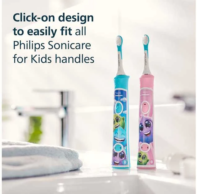 Philips Sonicare For Kids 2 dalių šepetėlių galvučių pakuotė HX6032/90