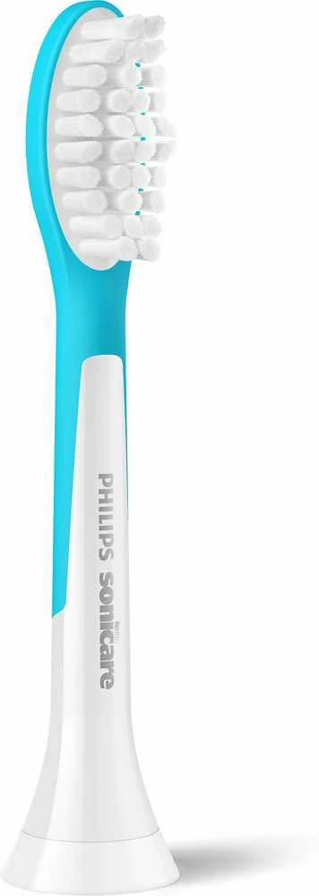 2 dalių šepetėlių galvučių pakuotė Philips Sonicare For Kids HX6042/90, baltos/mėlynos spalvos