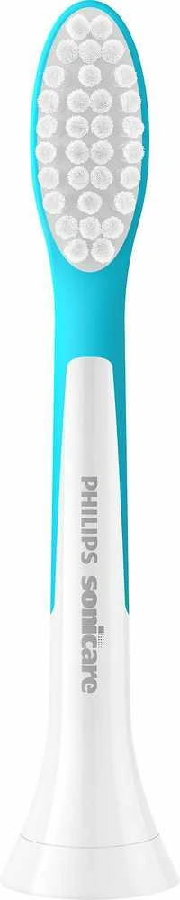 2 dalių šepetėlių galvučių pakuotė Philips Sonicare For Kids HX6042/90, baltos/mėlynos spalvos