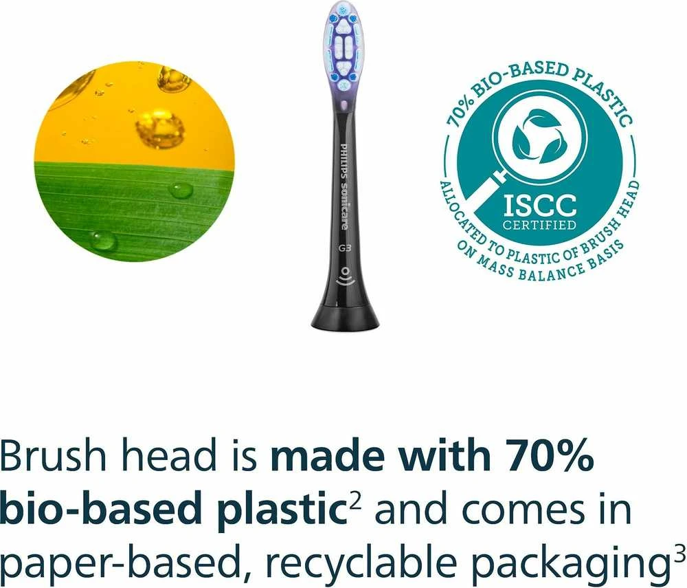 4 dalių šepetėlių galvučių pakuotė Philips Sonicare Premium Gum Care HX9054/88