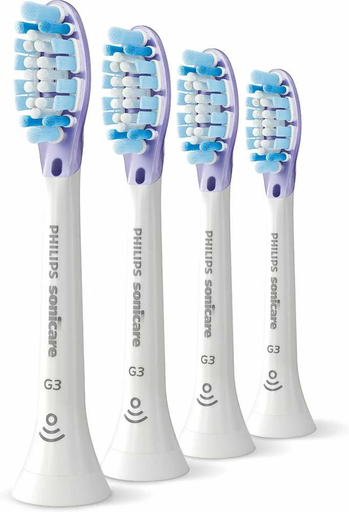 Keturi Philips Sonicare G3 šepetėlių antgaliai