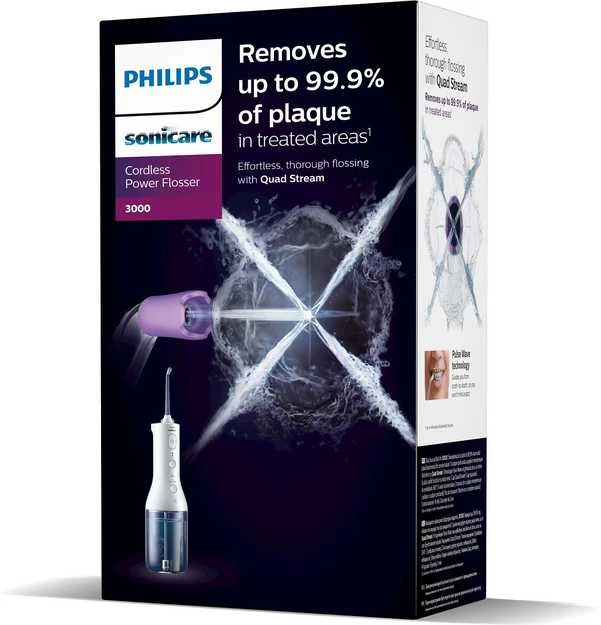 Burnos irigatorius Philips Sonicare Cordless Power Flosser 3000 (HX3826/31)