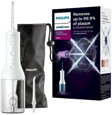 Burnos irigatorius Philips Sonicare Cordless Power Flosser 3000 (HX3826/31)