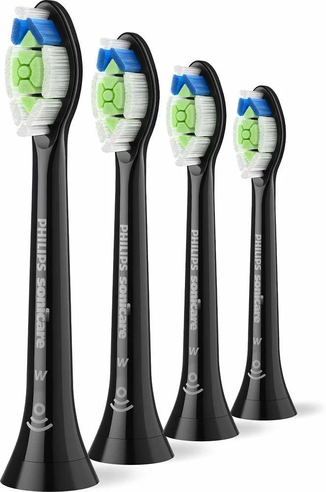 Juodos Philips Sonicare Optimal White šepetėlių galvutės