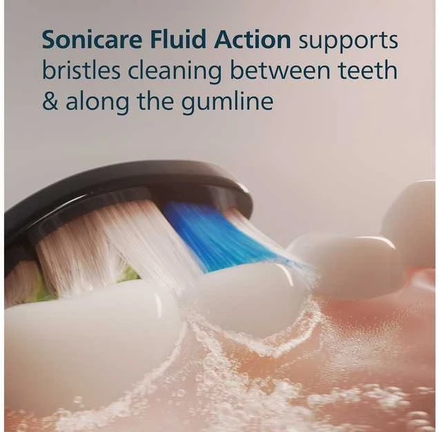 4 dalių šepetėlių galvučių pakuotė Philips Sonicare Optimal White HX6064/88