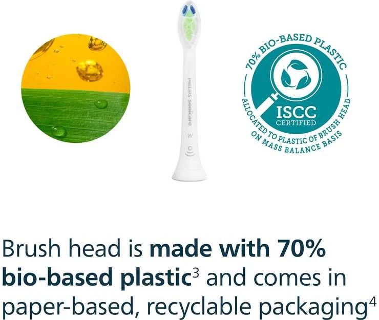 Philips Sonicare Optimal White 4 dalių šepetėlių galvučių pakuotė HX6064/87