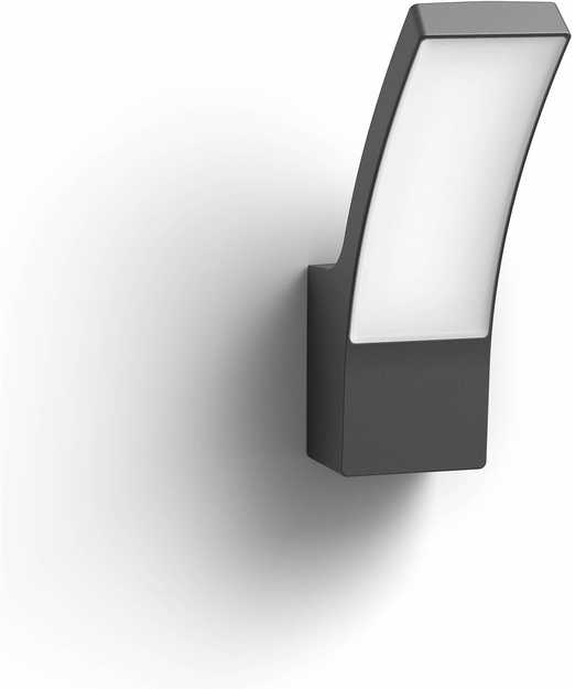 Philips Splay -seinävalaisin, antrasiitti, 2700K