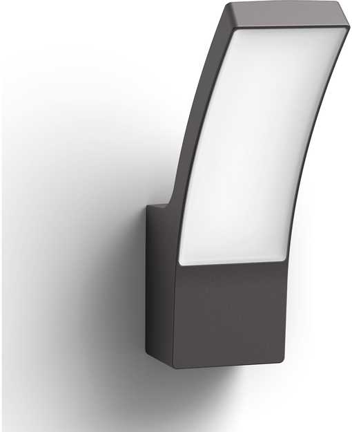 Philips Splay -seinävalaisin, antrasiitti, 2700K