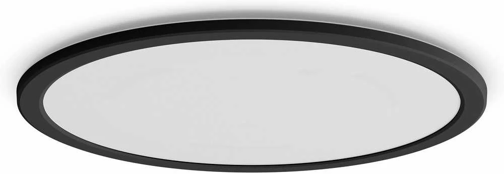 Lubinis šviestuvas Šviestuvas Philips Superslim, 15W, 2700°K, juodas