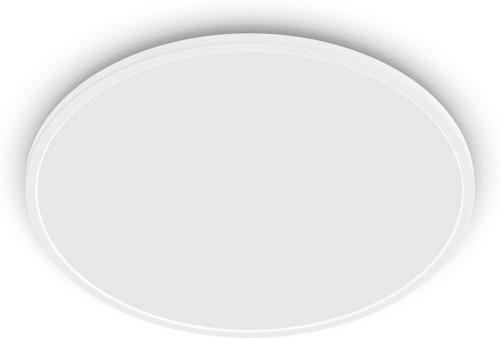 Plafoniera LED pentru exterior Philips SuperSlim, 15W, 1300 lm ,luminacalda (2700K), IP54, 25 cm, Alb