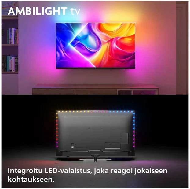 „Philips The One 50 PUS9000“ – 4K QLED „Ambilight“ televizorius