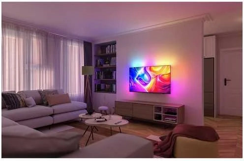 „Philips 65PUS9000/12“ televizorius, 164 cm (65 colių) įstrižainės, su „The One 4K Ambilight QLED“ technologija