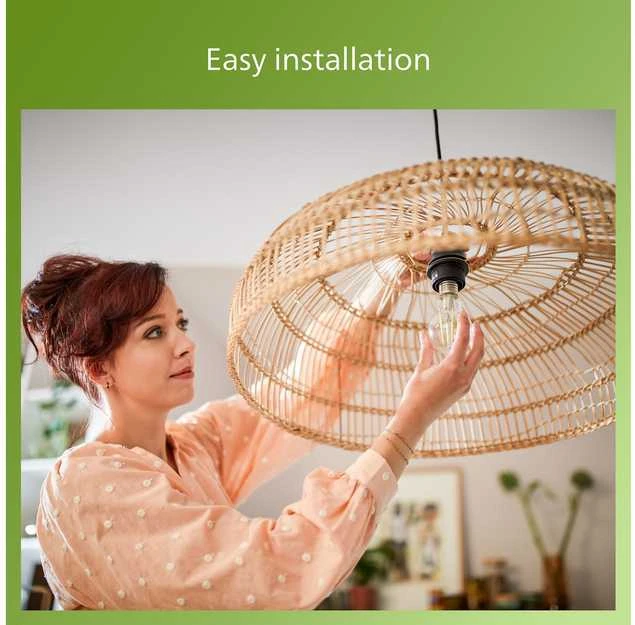 Philips LEMPUTĖ LED E14 B35 2.3W 3000K 485LM FIL