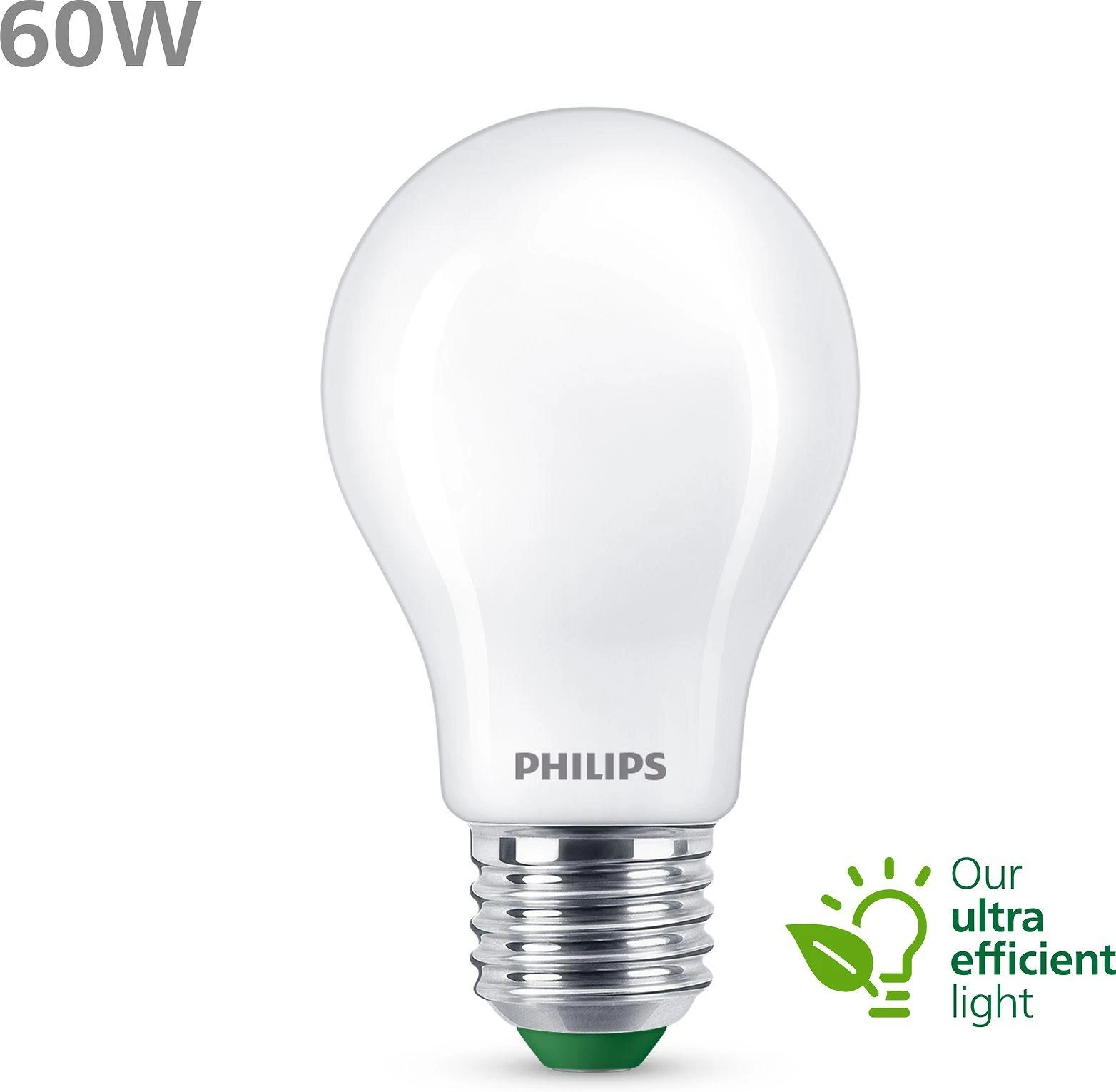 Signify „Philips Classic LED-A-Label“ lempa 60 W E27 matinė neutrali balta