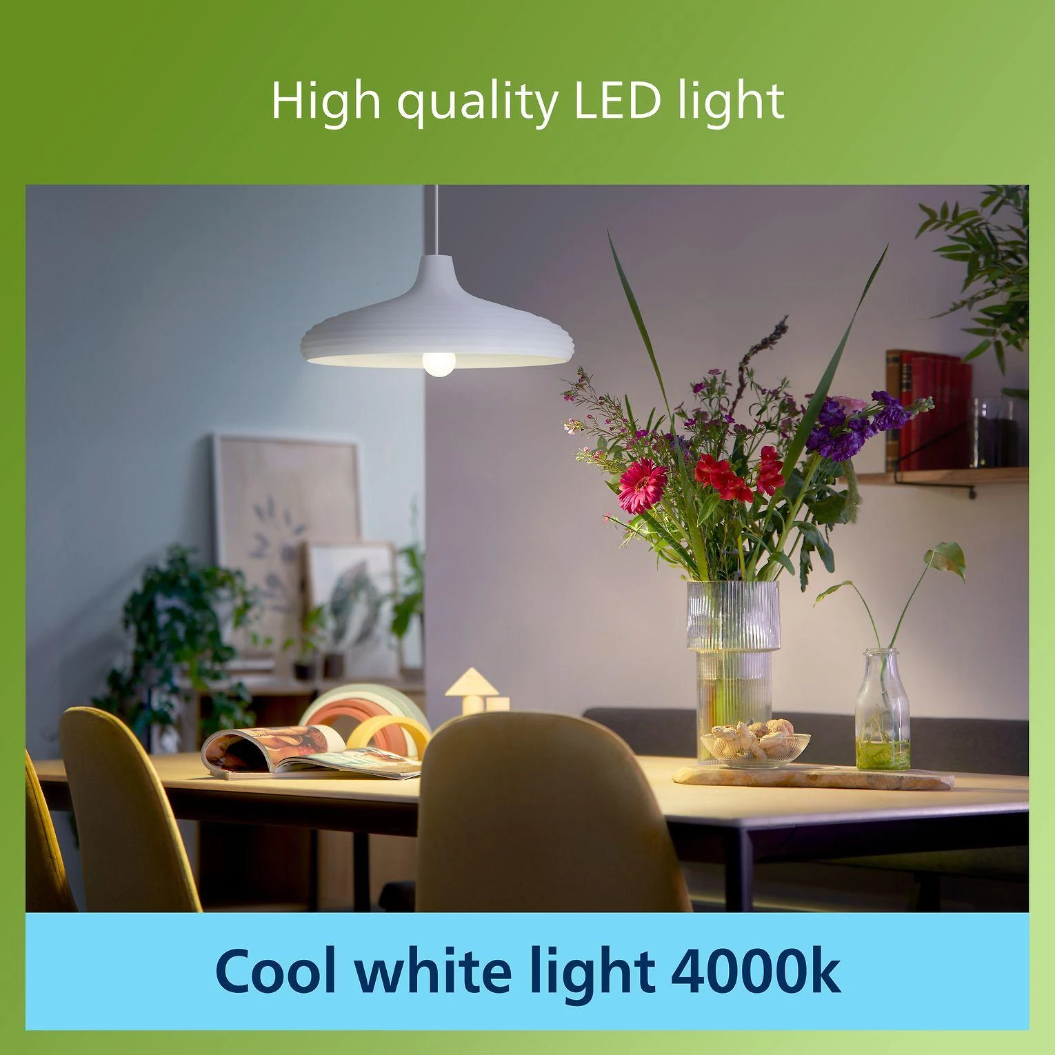 Signify „Philips Classic LED-A-Label“ lempa 60 W E27 matinė neutrali balta