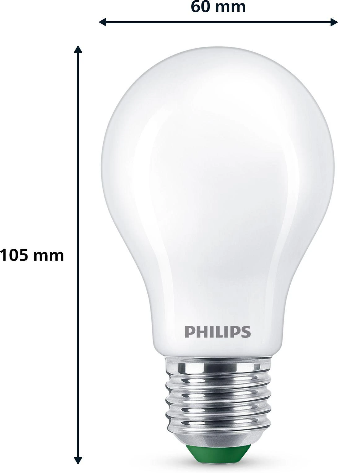 Signify „Philips Classic LED-A-Label“ lempa 60 W E27 matinė neutrali balta