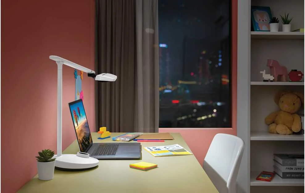 Philips LED Schreibtischleuchte VDTMate 13.7W, 27000K-6500K, baltas