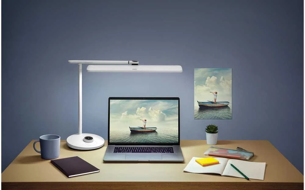 Philips LED Schreibtischleuchte VDTMate 13.7W, 27000K-6500K, baltas