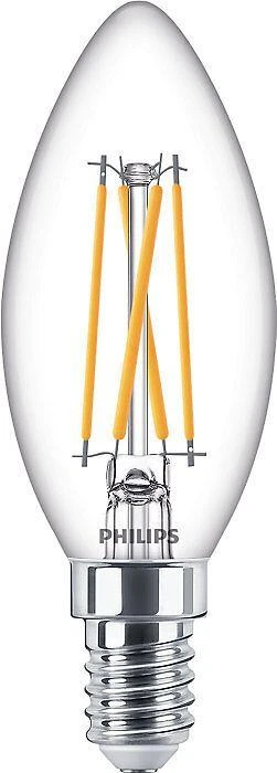 „Philips Warm Glow“ LED žvakė, E14, 470 lm, 2200–2700 K, reguliuojamas pritemdymas
