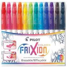 Pilot Pen Trinami flomasteriai Pultas FRIXION COLORS, 12 spalvų