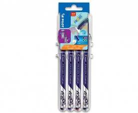 Pilot Pen Rašiklių rinkinys Pultas FriXion Fineliner, ištrinami, 4 vnt., ryškių spalvų
