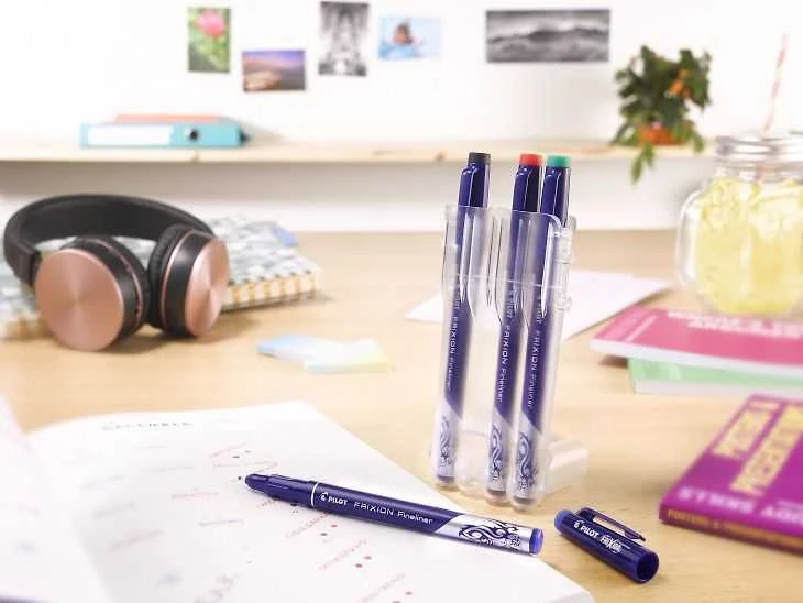 Pilot Pen Rašiklių rinkinys Pultas FriXion Fineliner, ištrinami, 4 vnt., ryškių spalvų