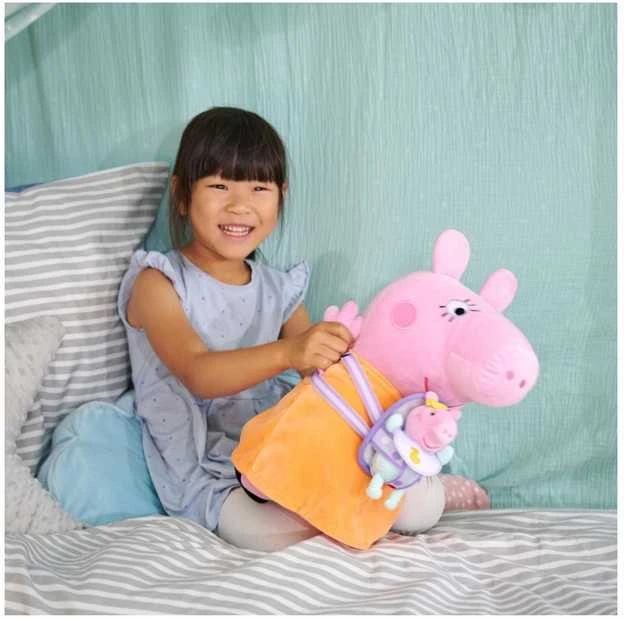 SIMBA Peppa Pig - Pliušinis žaislas - Mumija Pig New Era 33 cm (109261502)
