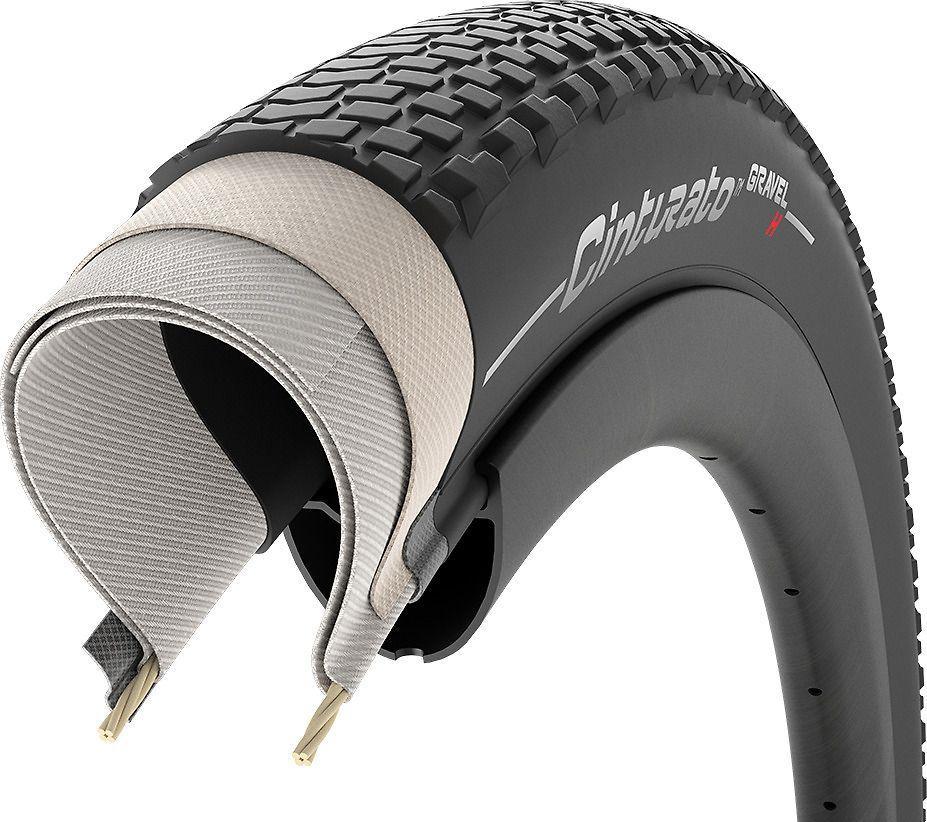Padanga Pirelli Cinturato Gravel H 45-622, juoda