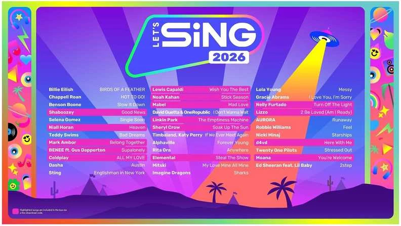 Vox Plaion Let's Sing 2026 + 2 mikrofonai