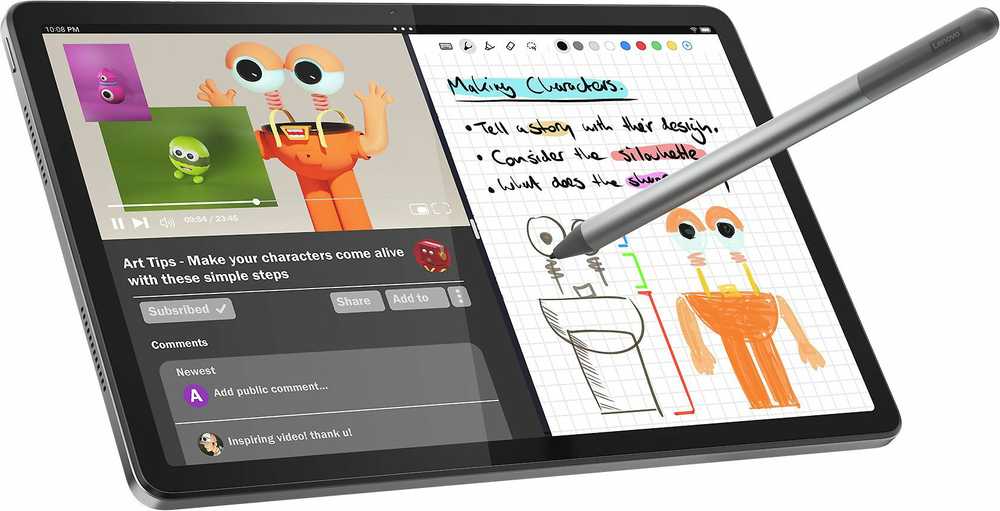 Planšetinis kompiuteris Lenovo Tab M11, 11", 4GB / 128GB, 4G LTE, Pilkos (Luna Grey) spalvos (ZADB0034SE)