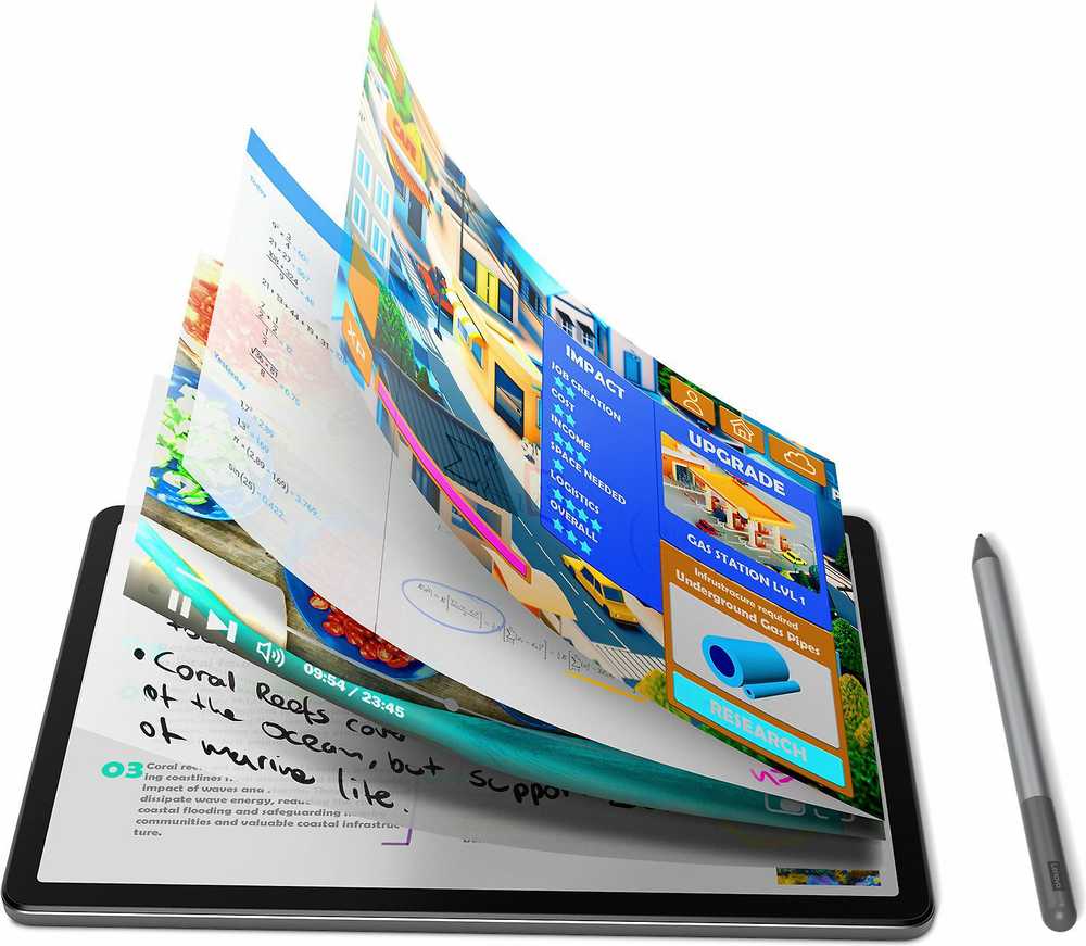 Planšetinis kompiuteris Lenovo Tab M11, 11", 4GB / 128GB, 4G LTE, Pilkos (Luna Grey) spalvos (ZADB0034SE)