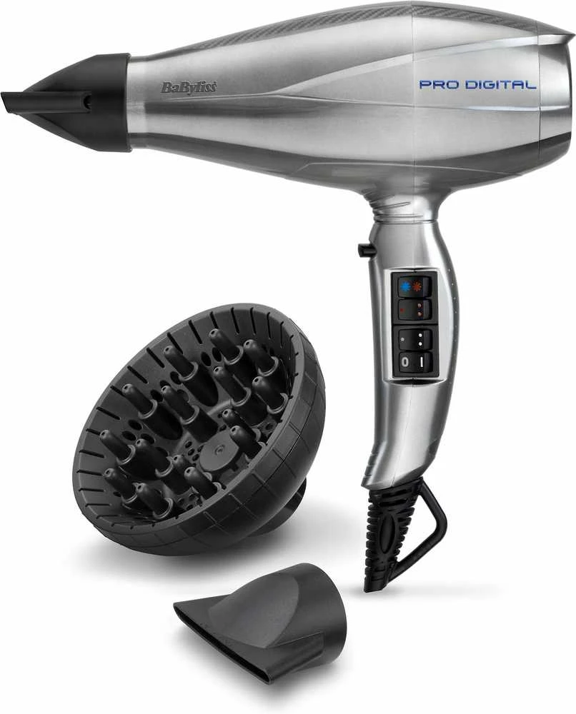 Plaukų džiovintuvas BaByliss Le Pro Digital Pilka, Sidabras 2200 W