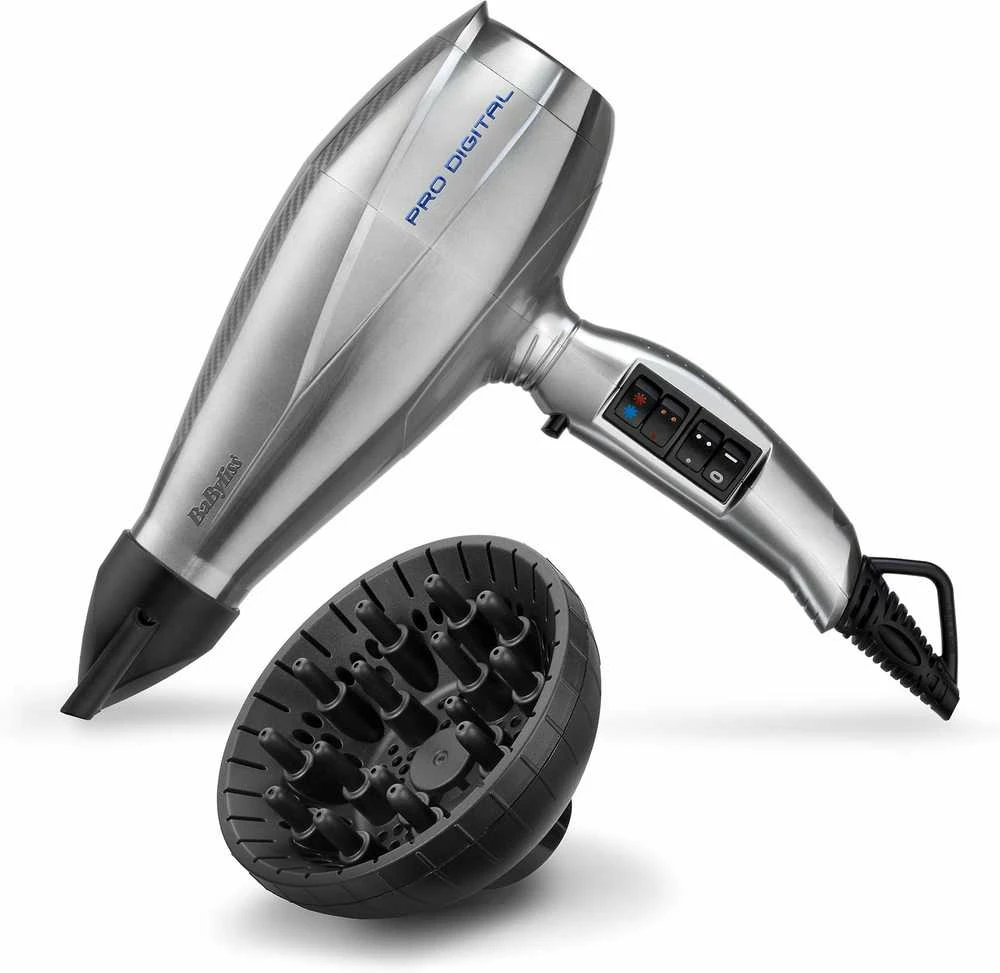 Plaukų džiovintuvas BaByliss Le Pro Digital Pilka, Sidabras 2200 W
