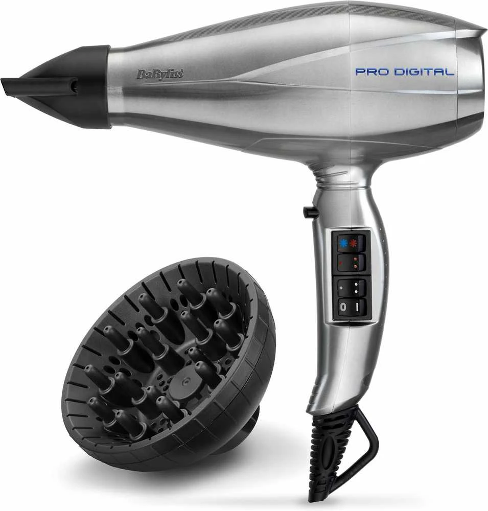 Plaukų džiovintuvas BaByliss Le Pro Digital Pilka, Sidabras 2200 W