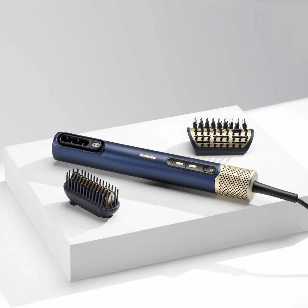 Plaukų formavimo šukos Babyliss Air Wand AS6550E, tamsiai mėlynos spalvos