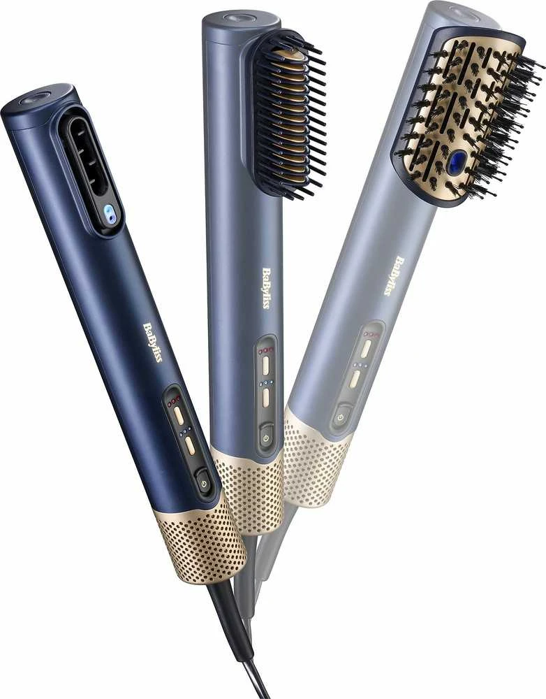 Plaukų formavimo šukos Babyliss Air Wand AS6550E, tamsiai mėlynos spalvos aprašymas - Prekės nuotrauka