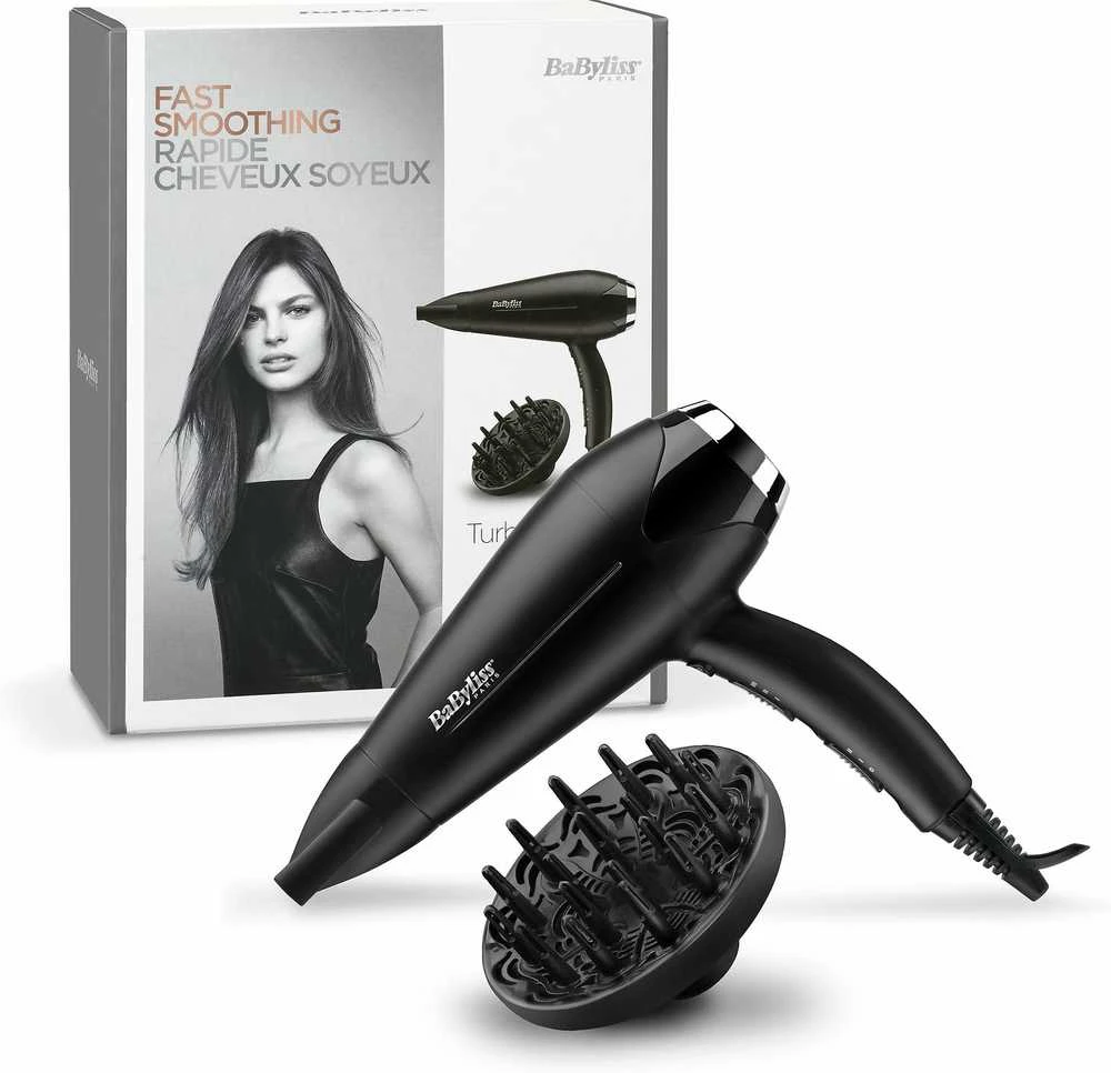 BaByliss D572DE plaukų džiovintuvas Juoda 2200 W