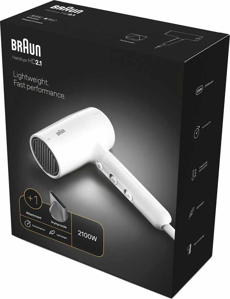 HD2.1 Braun Plaukų Džiovintuvas BRHD210E