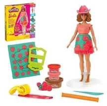 PLAY-DOH Barbie Kukat ja hapsut, muovailuvahasetti